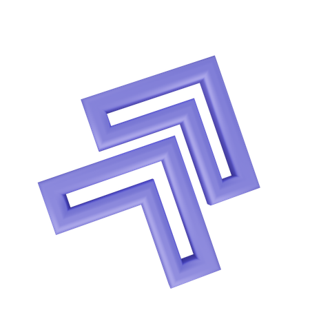 Flecha  3D Icon