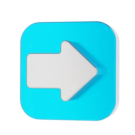 Flecha  3D Icon