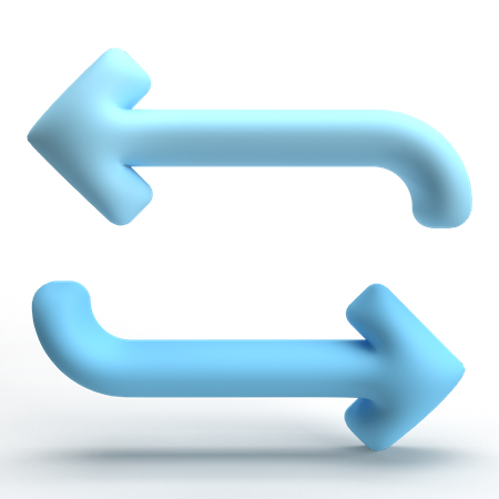 Flecha  3D Icon