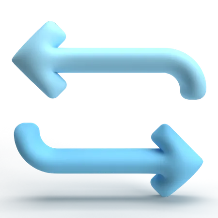 Flecha  3D Icon