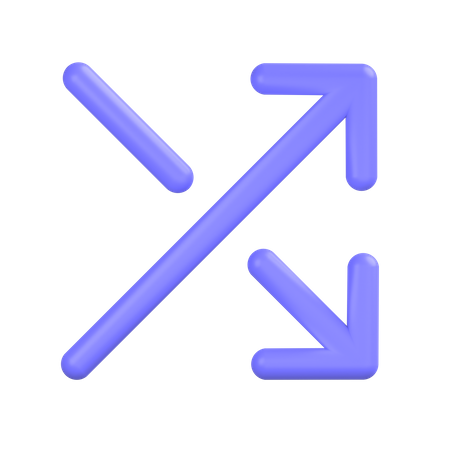 Flecha aleatoria  3D Icon