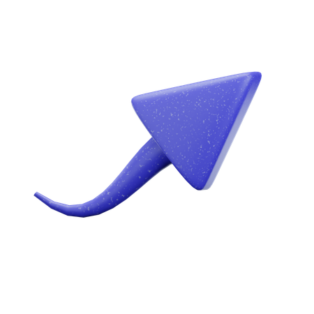 Flecha arriba  3D Icon