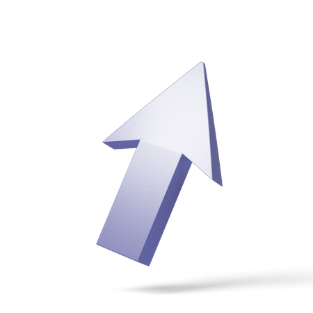 Flecha arriba  3D Icon