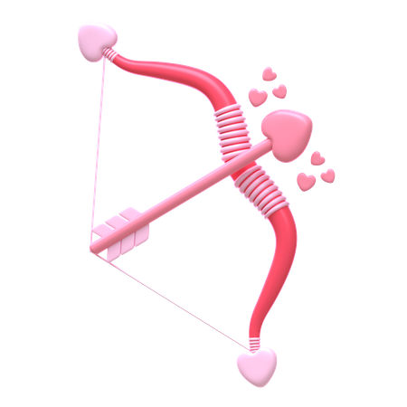 Flecha de cupido  3D Icon