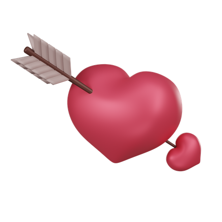 Flecha de cupido  3D Icon