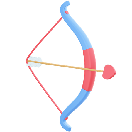 Flecha de cupido  3D Illustration