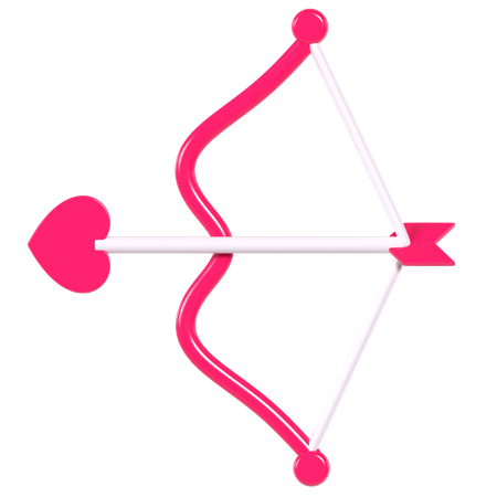 Flecha de cupido  3D Illustration