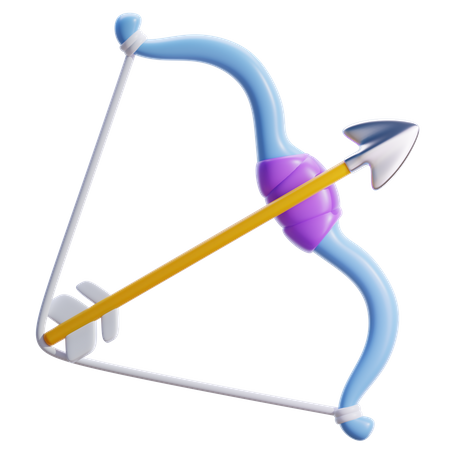 Flecha de cupido  3D Icon