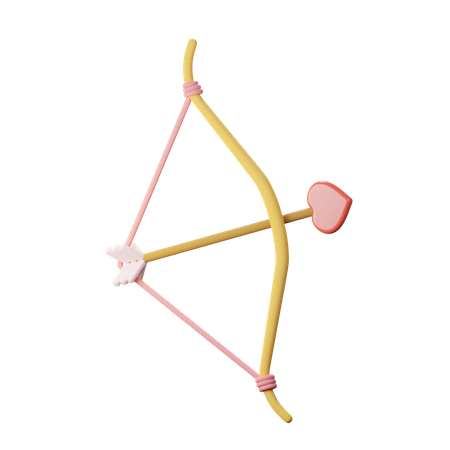 Flecha de cupido  3D Icon