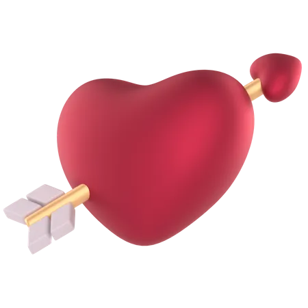 Flecha de cupido  3D Icon