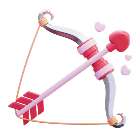 Flecha de amor cupido  3D Icon