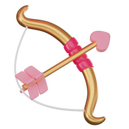 Flecha de cupido  3D Icon