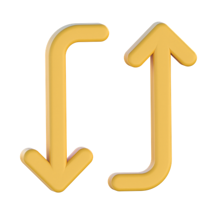 Flecha de intercambio  3D Icon