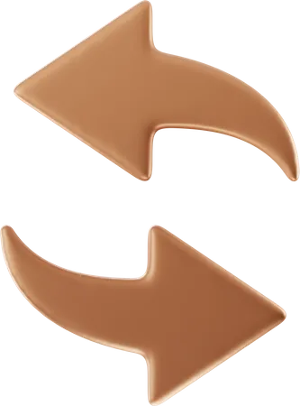 Flecha de intercambio  3D Icon