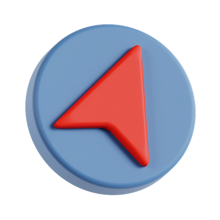 Flecha de navegación  3D Icon