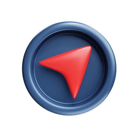 Flecha de navegación  3D Icon