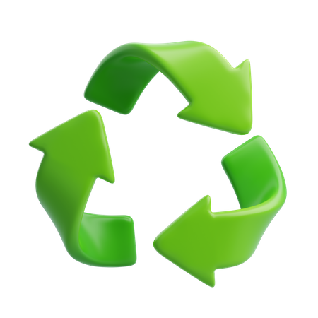 Reciclar flecha  3D Icon