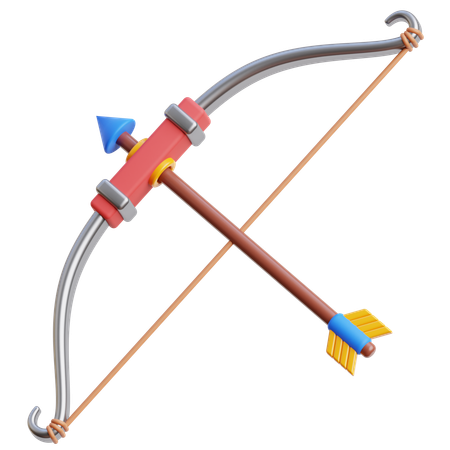 Flecha de tiro com arco  3D Icon