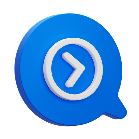 Flecha derecha  3D Icon