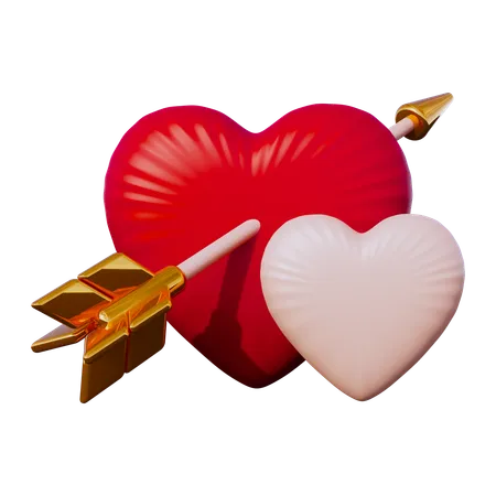 Flecha do amor  3D Icon