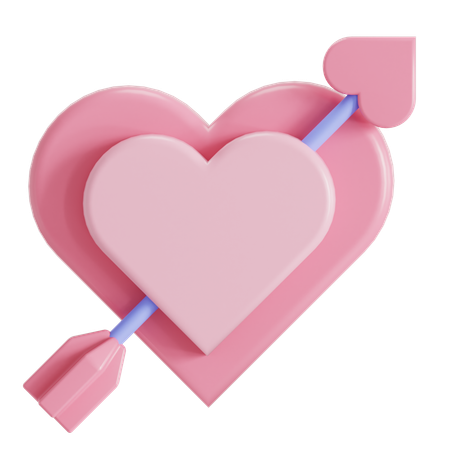 Flecha do amor  3D Icon