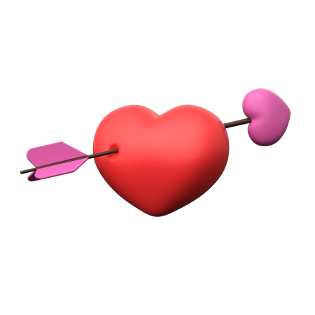 Flecha do amor  3D Icon