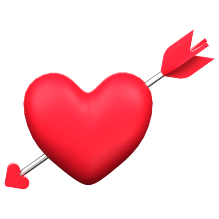 Flecha do amor  3D Icon
