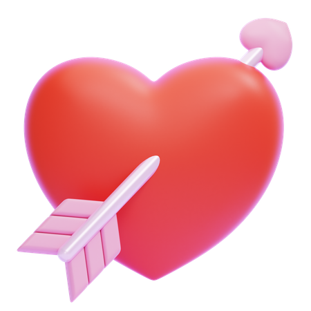 Flecha do amor  3D Icon