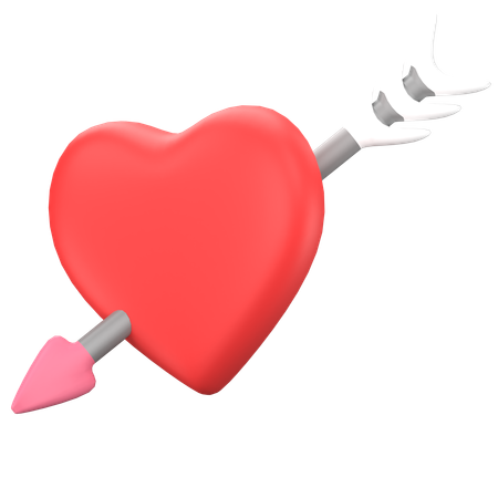 Flecha do amor  3D Icon