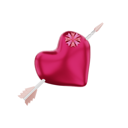 Flecha do amor  3D Illustration