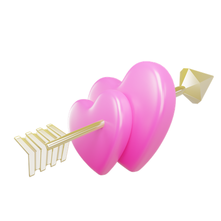 Flecha do amor  3D Icon