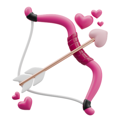 Flecha do cupido  3D Icon