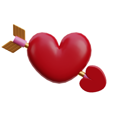 Flecha do cupido  3D Icon