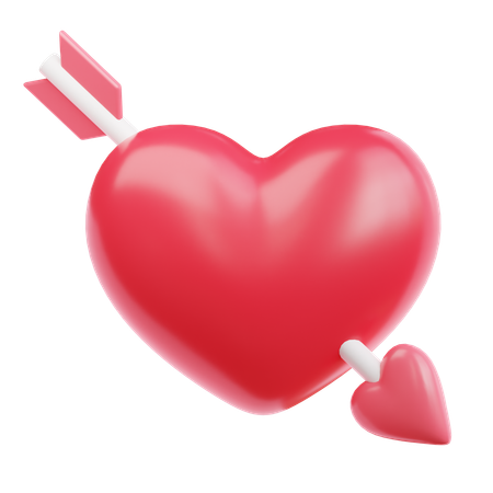 Flecha do cupido  3D Icon