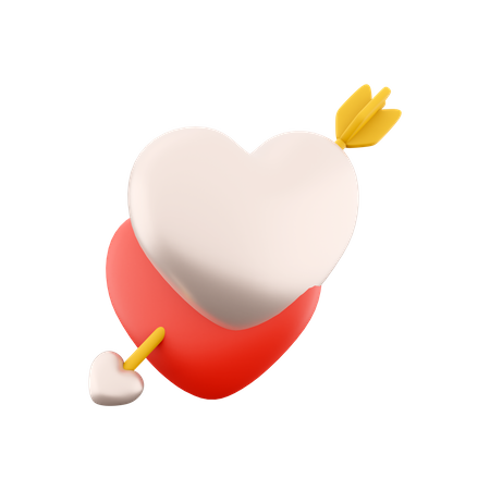 Flecha do cupido  3D Icon