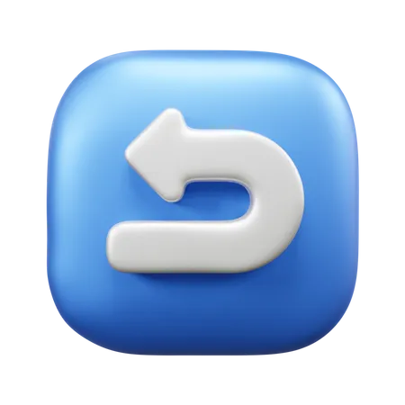 Flecha izquierda  3D Icon