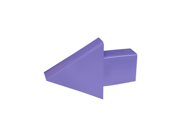 Flecha izquierda  3D Icon