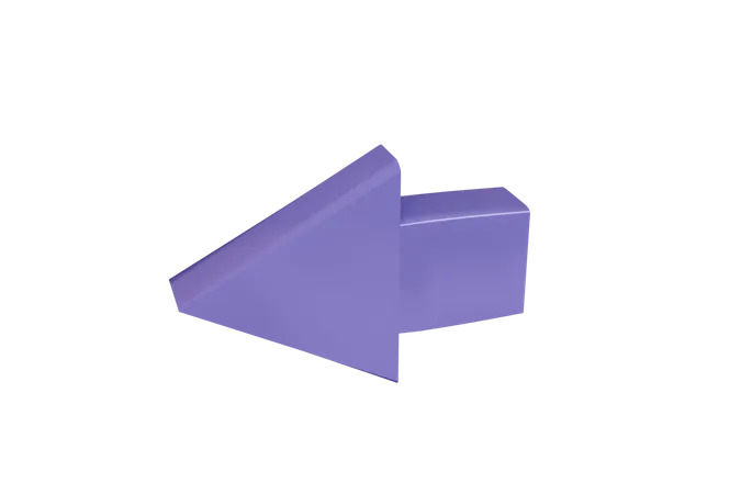 Flecha izquierda  3D Icon