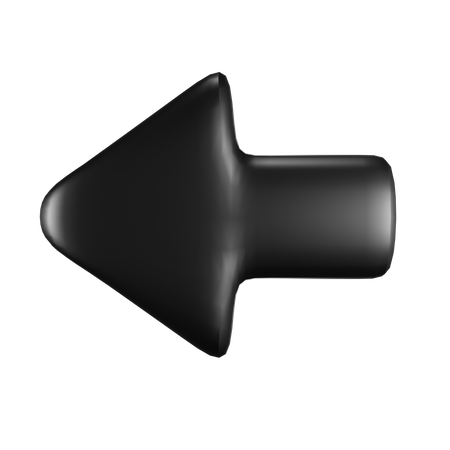 Flecha izquierda  3D Icon