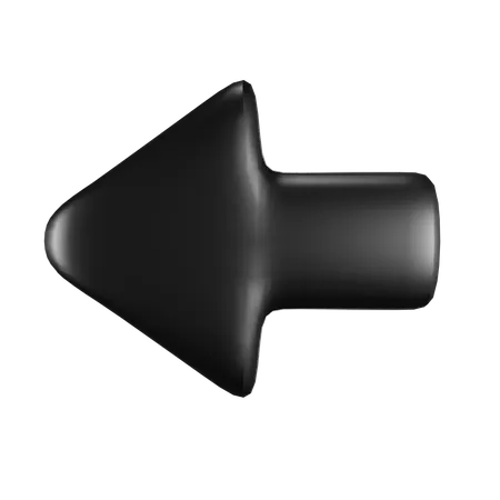 Flecha izquierda  3D Icon