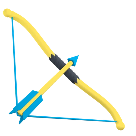 Flecha y arco  3D Illustration