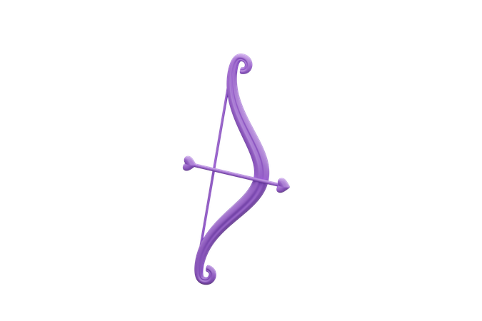 Flecha y arco  3D Icon