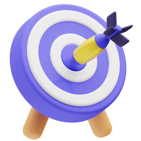 Cible de flèche  3D Icon