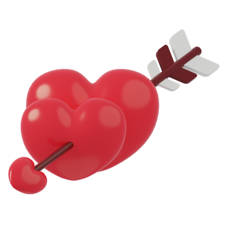 Flèche d'amour  3D Icon