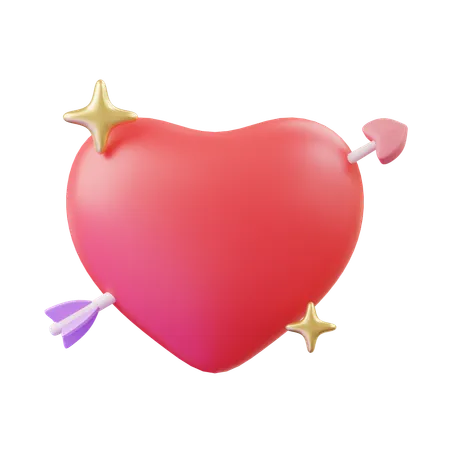 Flèche d'amour  3D Icon