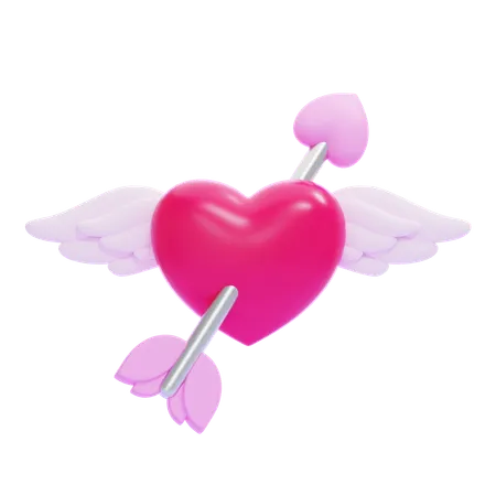 Flèche d'amour  3D Icon