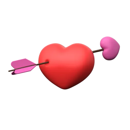 Flèche d'amour  3D Icon