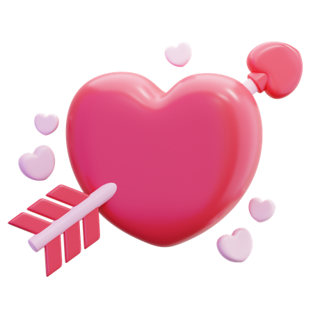 Flèche d'amour  3D Icon
