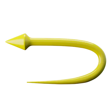 Tu tournes autour de la flèche  3D Icon