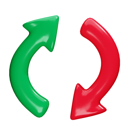 Flèche d'échange  3D Icon